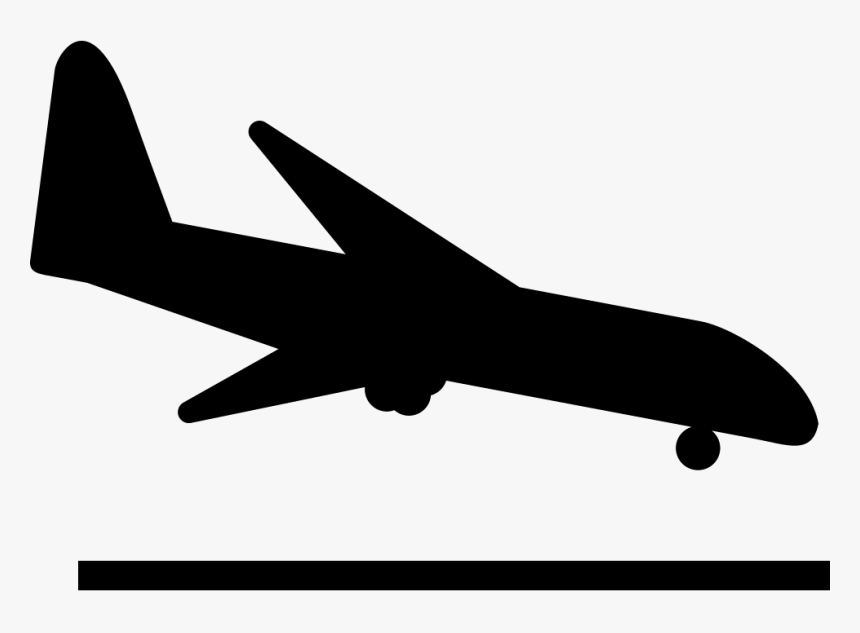 Airplane Aircraft Flight Landing Vector Graphics - Landing Flight Vector Png, Transparent Png, Free Download
