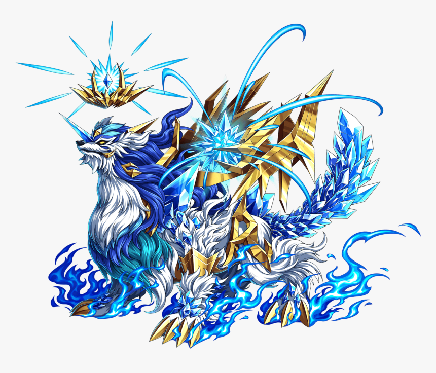 Brave Frontier Png - Brave Frontier Lupo Divino, Transparent Png, Free Download