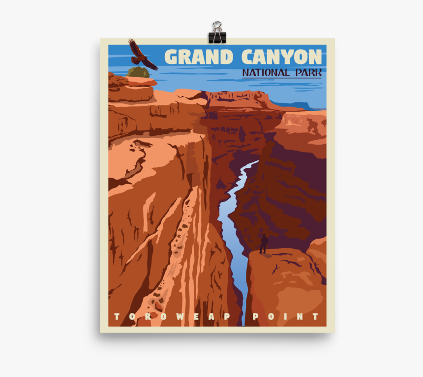 Poster , Png Download - Grand Canyon National Park Vintage Poster, Transparent Png, Free Download