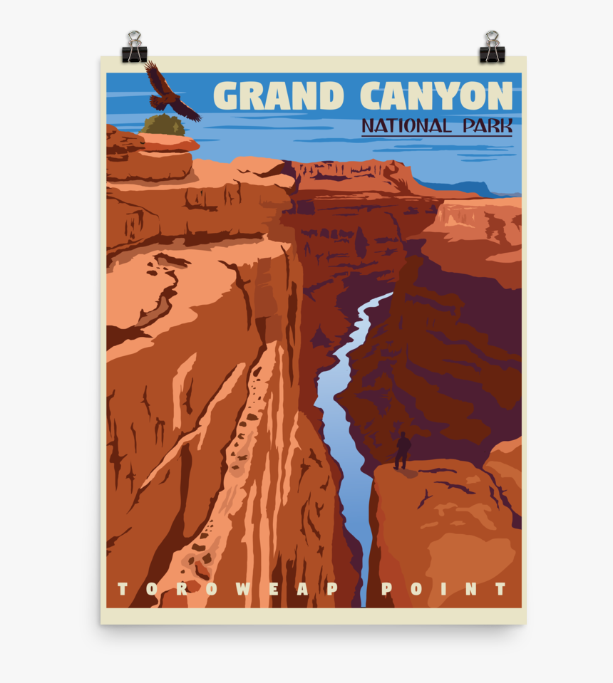 Grand Canyon National Park Vintage Poster, HD Png Download, Free Download