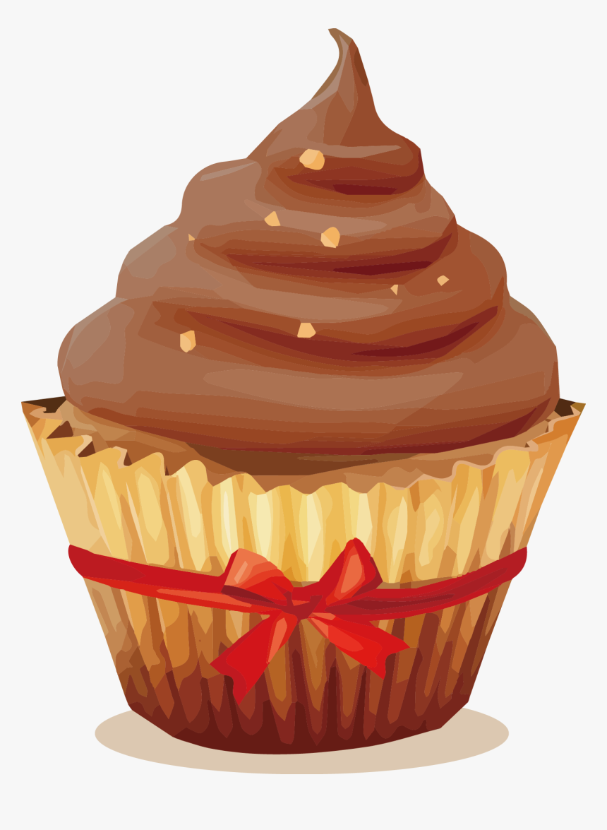 Transparent Cupcake Png Images - Cup Cake Coklat Vector, Png Download, Free Download