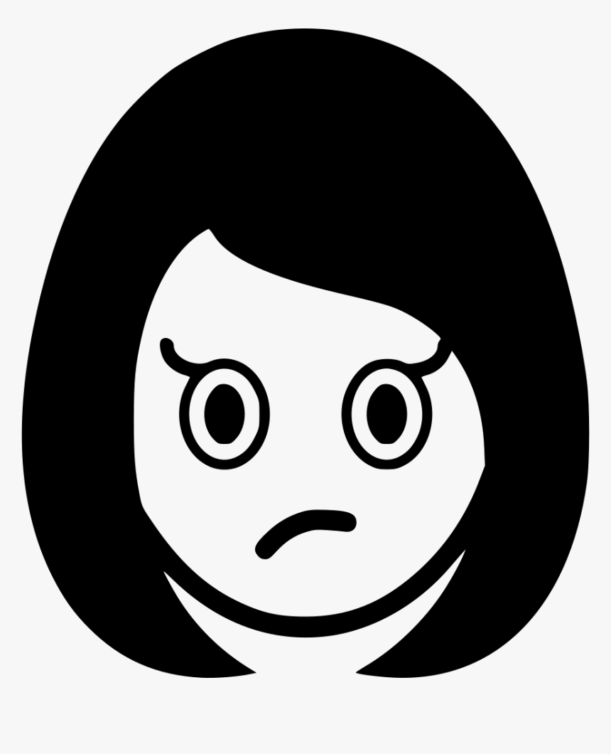 Girl Face Icon Png , Png Download - Girl Smile Icon Png, Transparent Png, Free Download