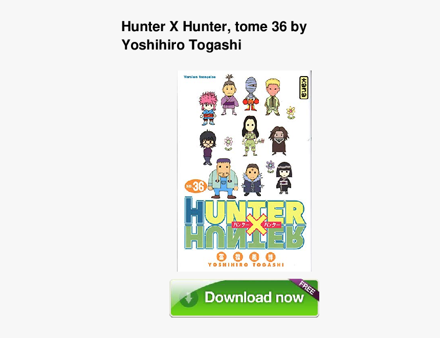 Hunter X Hunter 37, HD Png Download, Free Download
