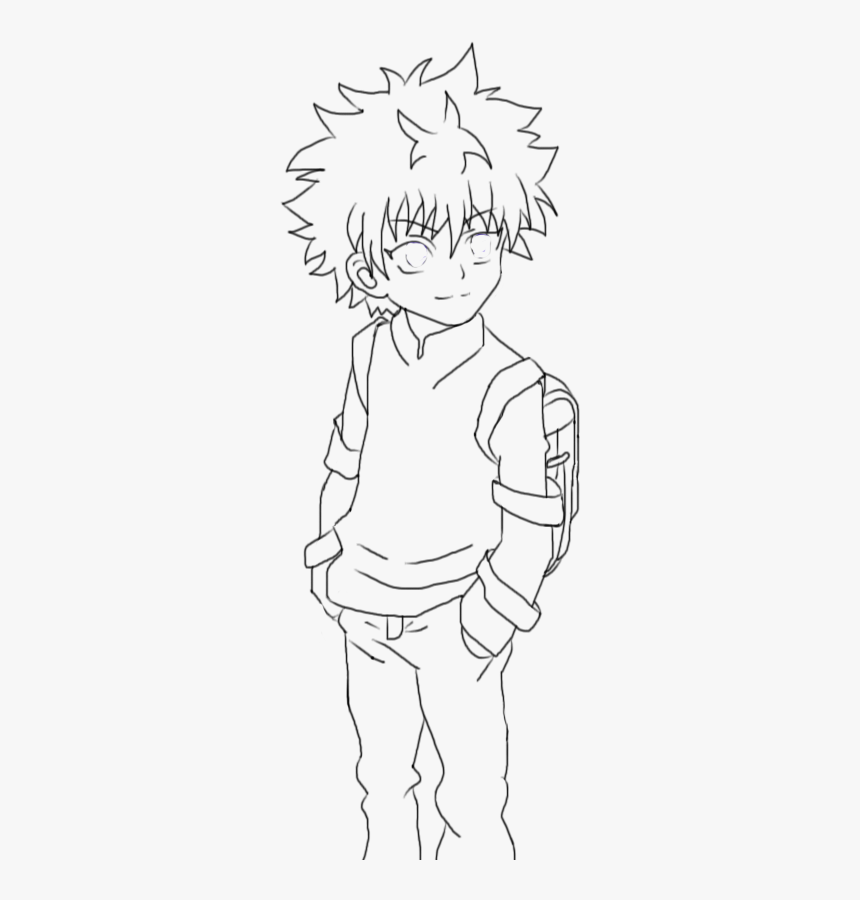 Hunter X Hunter Killua Line, HD Png Download, Free Download