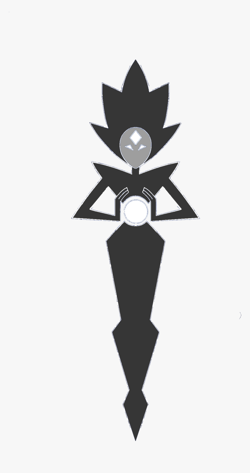White Diamond Symbol Steven Universe - Steven Universe White Diamond Symbol, HD Png Download, Free Download