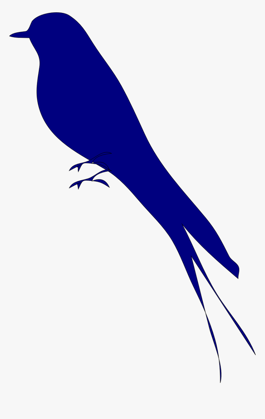 Cartoon Bird Silhouette, HD Png Download, Free Download