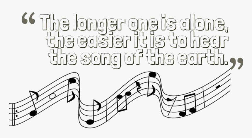 Alone Quotes Png Background Image - Clip Art Music Symbol, Transparent Png, Free Download