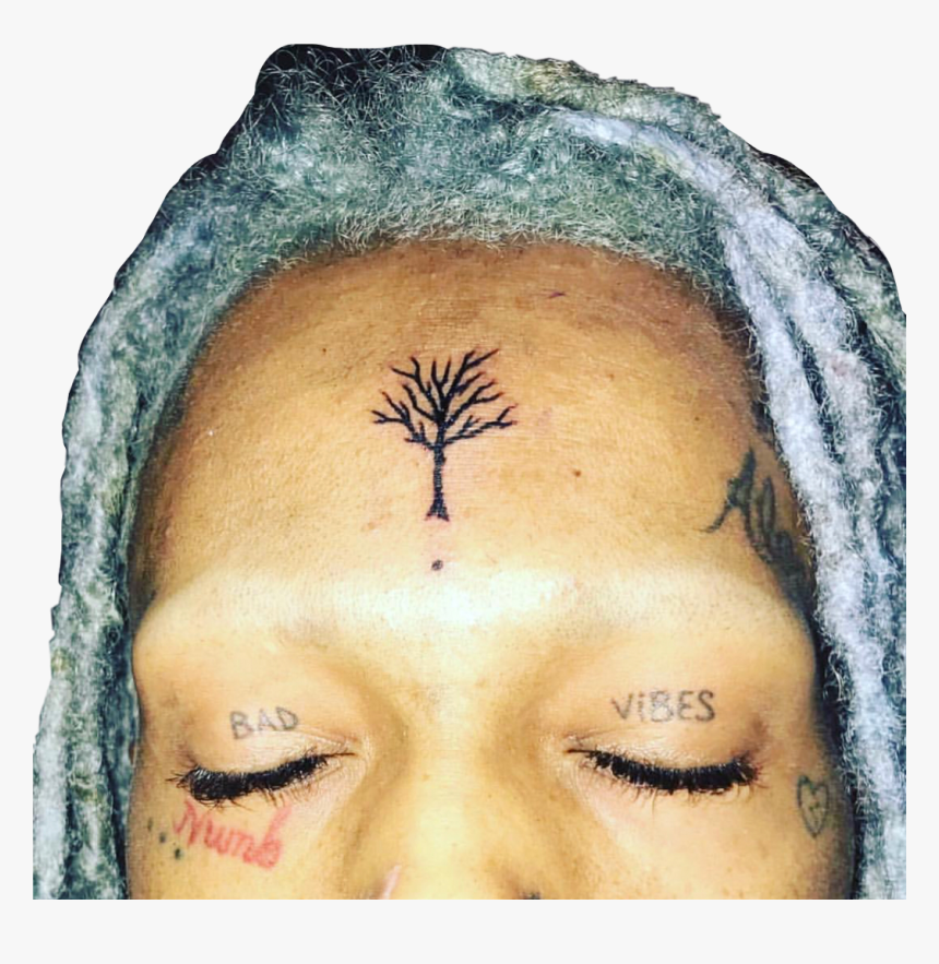 Xxxtentacion Badvibes Numb Alone Trap Depression Fucklo - Xxxtentacion Head Tattoo, HD Png Download, Free Download