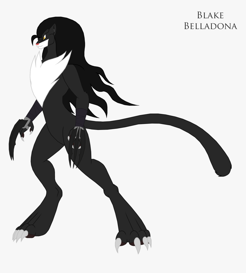 Male Silhouette Black White Yandere - Blake Belladonna, HD Png Download, Free Download