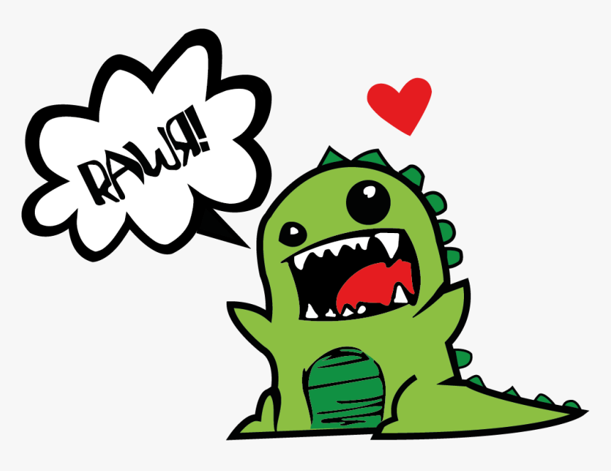 Dinosaurs Rawr Now - Rawr I Love You, HD Png Download, Free Download