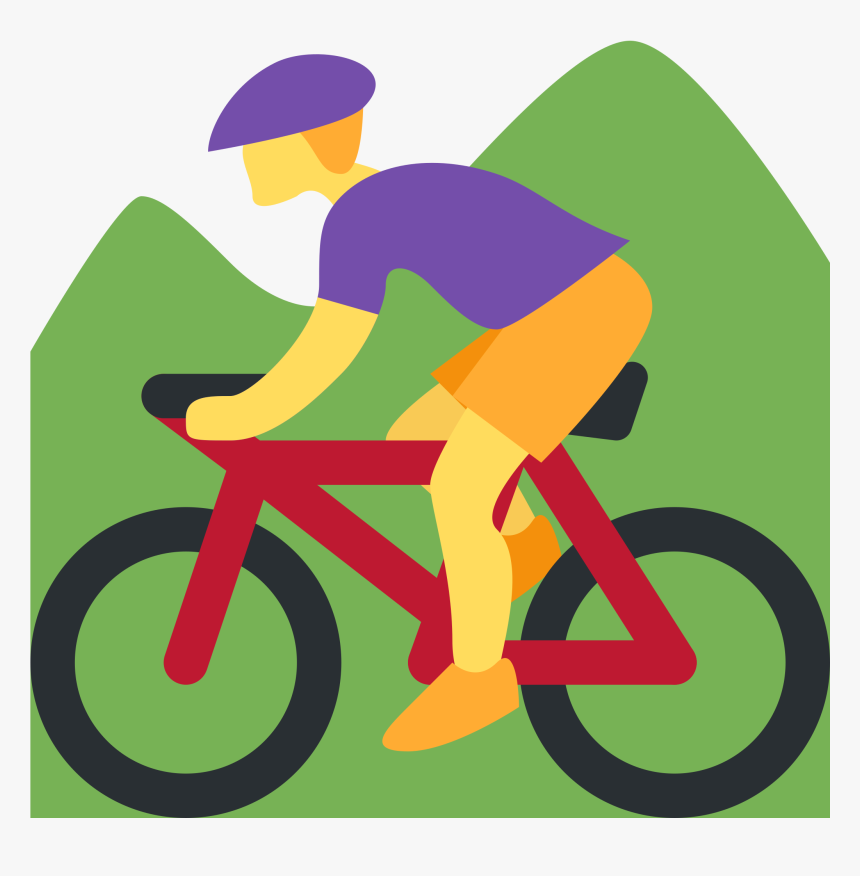 Transparent Bicyclist Png - Emoji Bici, Png Download, Free Download