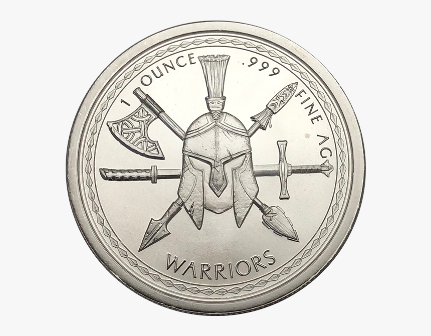Aztec Warrior Silver Back - Silver State Coin, HD Png Download, Free Download