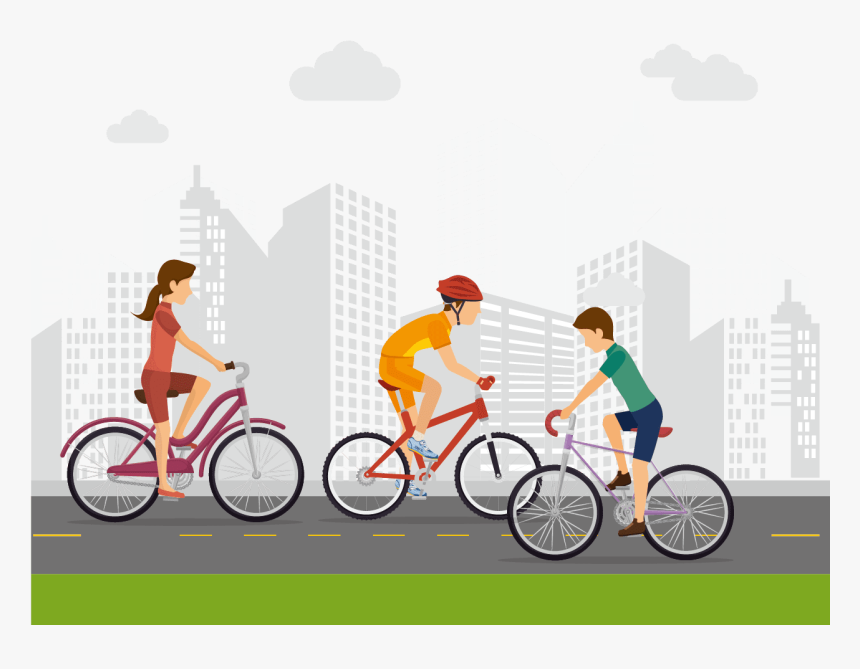 City Cycling Background Png, Transparent Png, Free Download