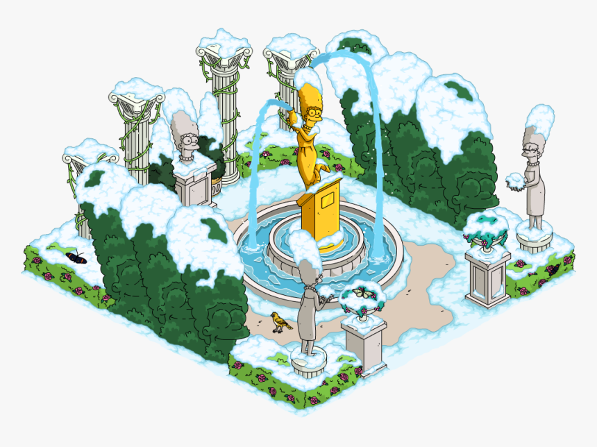 Los Simpsons Springfield Mansion Iglu, HD Png Download, Free Download