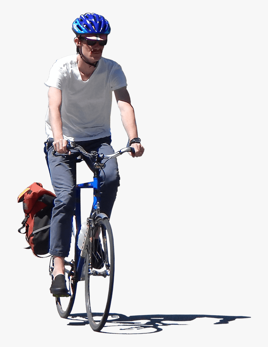 Man On Bike Png, Transparent Png, Free Download