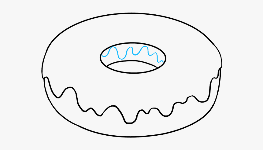 Easy To Draw Donut, HD Png Download, Free Download