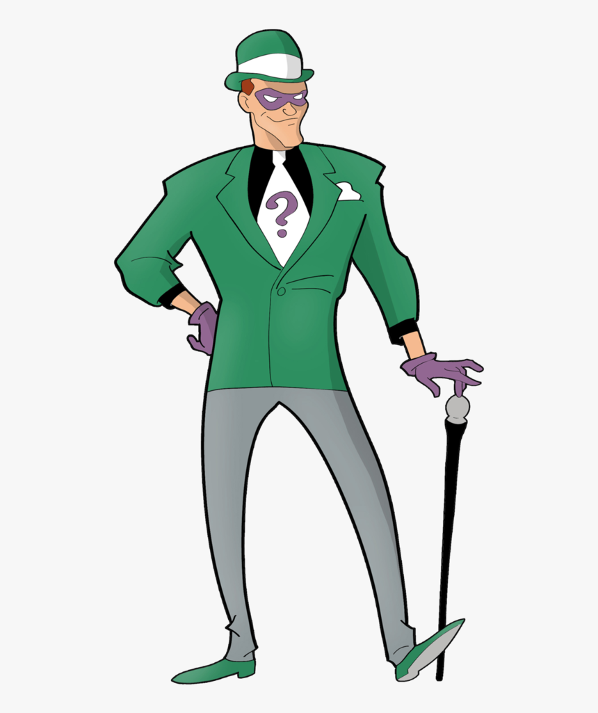 Riddler Png Page - Batman The Animated Series Riddler Draw, Transparent Png, Free Download