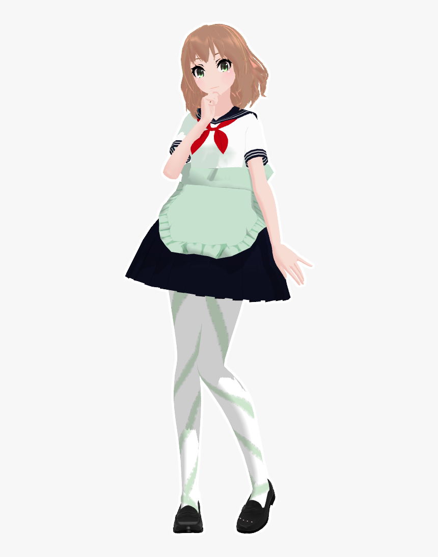 [yandere Simulator Mmd] Tda Amai Odayaka Download By - Yandere Simulator Amai Mmd, HD Png Download, Free Download