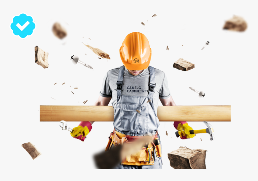 Construction Worker With Tool Belt Png, Transparent Png, Free Download