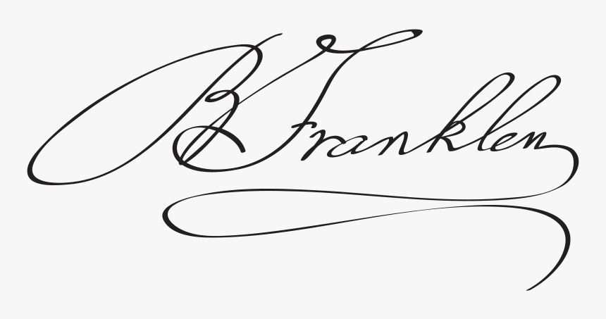 Benjamin Franklin Signature, HD Png Download, Free Download