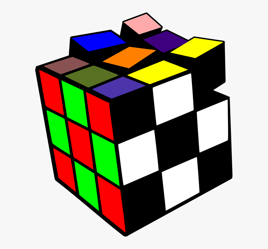 Rubix Cube Clipart, HD Png Download, Free Download