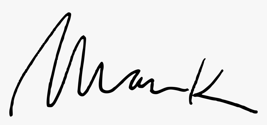 Mark Signature Png, Transparent Png, Free Download