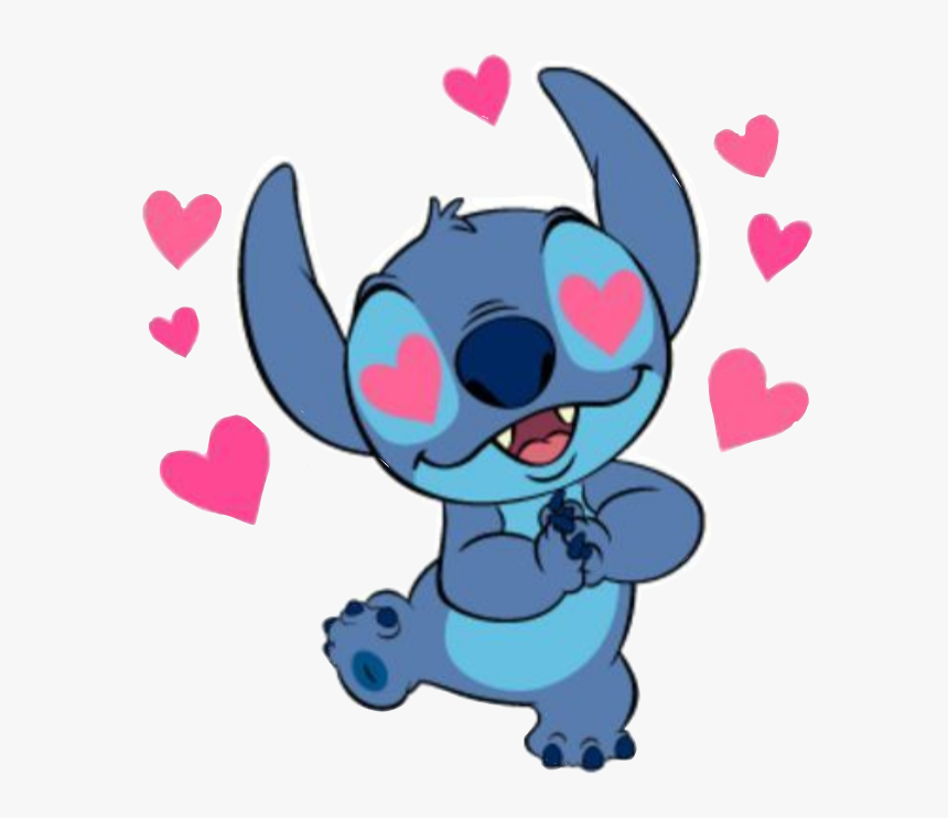 #stich #stiches #lovely - Stitch Disney In Love, HD Png Download, Free Download