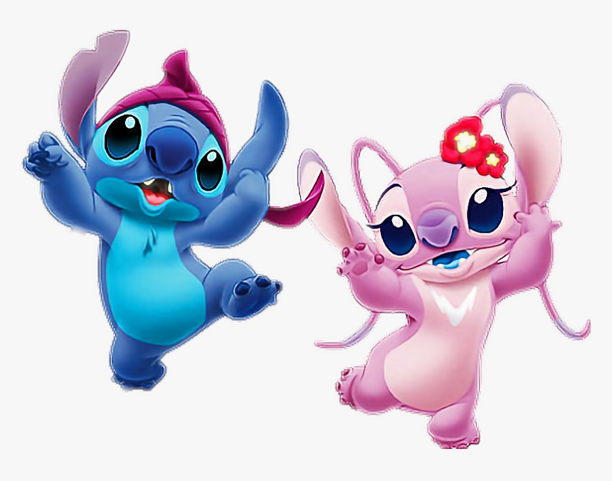 #stich #stiches #stich 😍😍❤ #lilo&stich #love #loveyou - Stitch And Angel Png, Transparent Png, Free Download