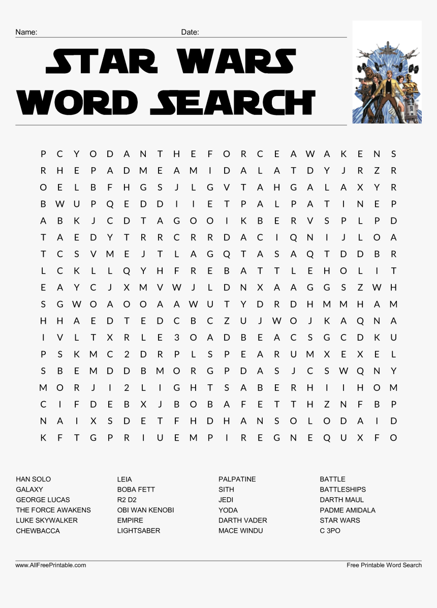 Transparent Sith Lightsaber Png - Star Wars Word Search, Png Download, Free Download