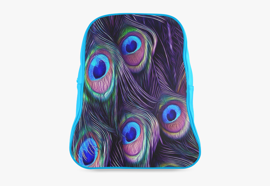 Peacock Feather School Backpack/large - Beautiful Pictures Of Peacock Feathers, HD Png Download, Free Download