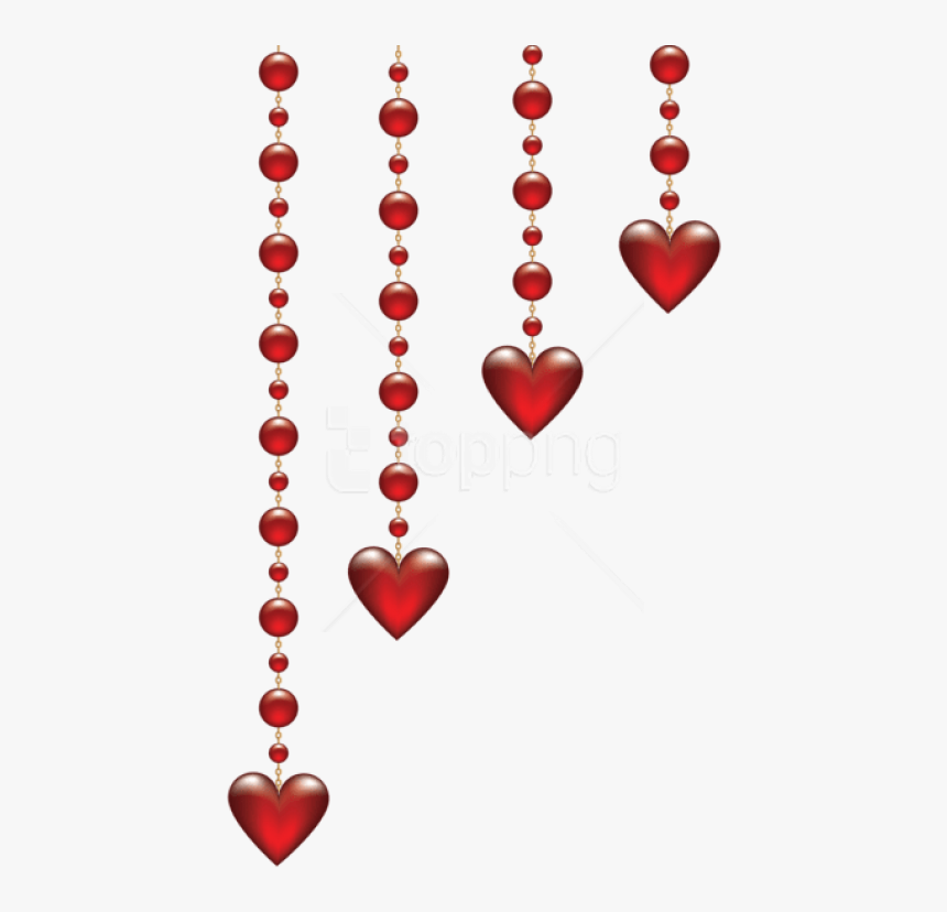 Free Png Download Valentine"s Day Hanging Hearts Transparent - Transparent Valentines Clip Art, Png Download, Free Download