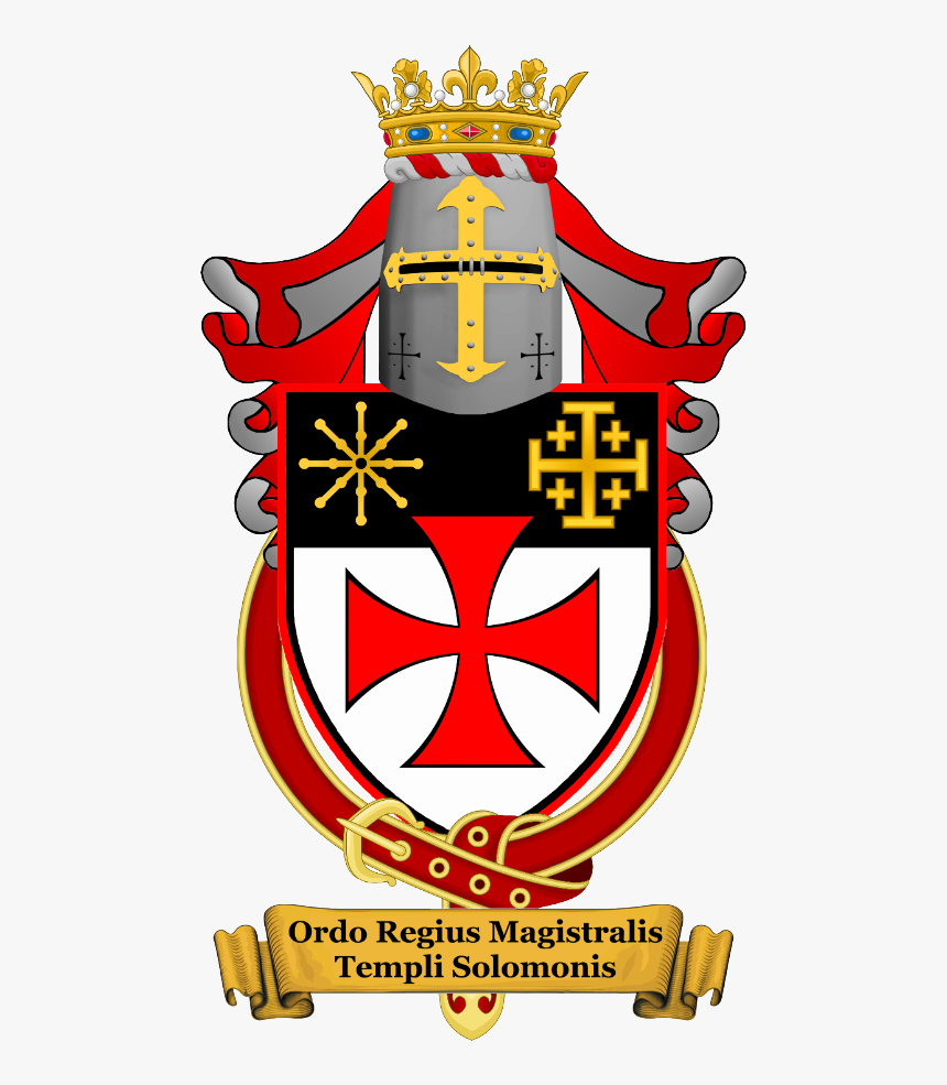 Transparent Templar Cross Png - Knights Templar Coat Of Arms, Png Download, Free Download