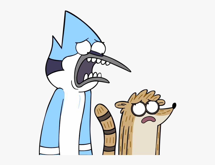 Rigby And Mordecai Looking Eachother - Mordecai And Rigby Png, Transparent Png, Free Download