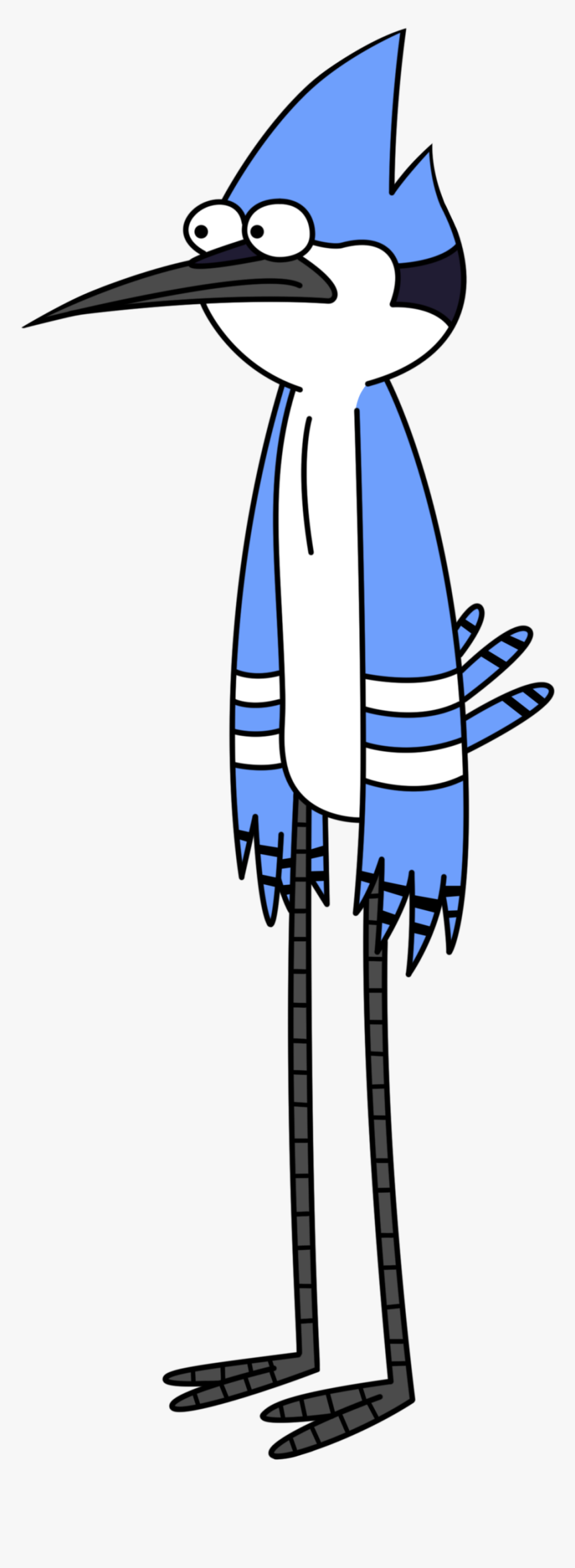 Regular Show Mordecai Fan - Regular Show Mordecai Cartoon Network, HD Png Download, Free Download