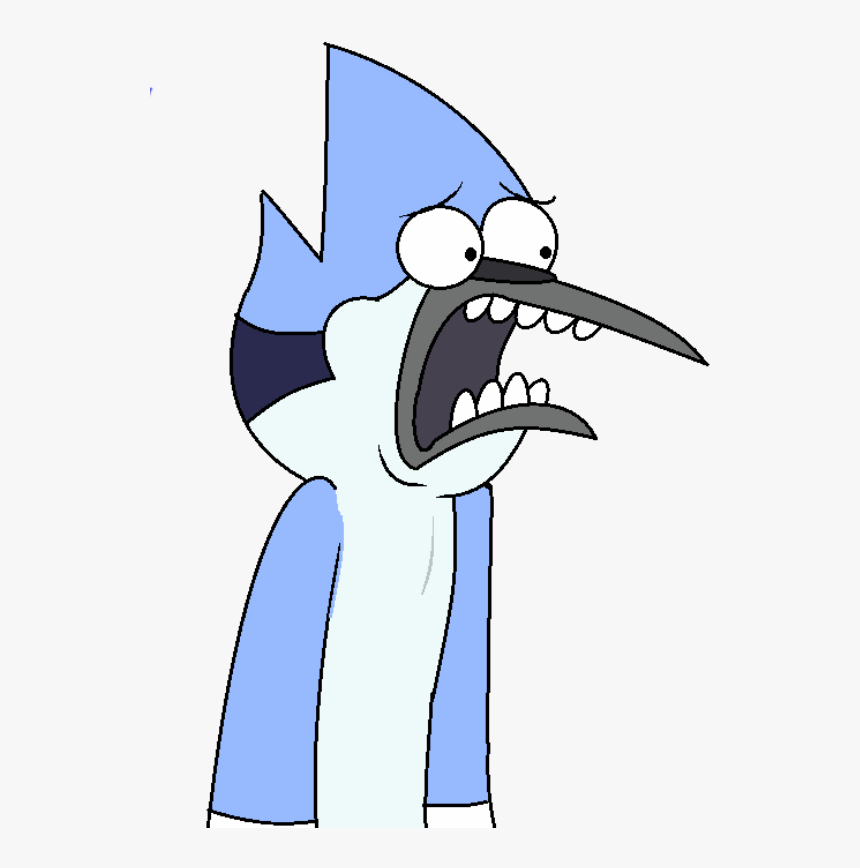 Regular Show Mordecai Scared , Png Download - Regular Show Mordecai Scared, Transparent Png, Free Download