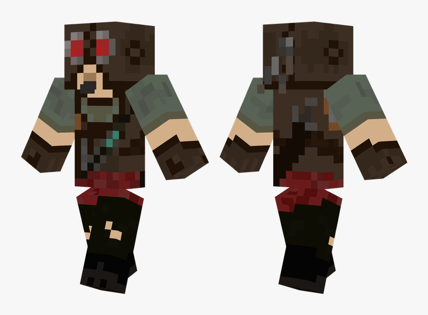 Minecraft Dark Steve Skin, HD Png Download, Free Download