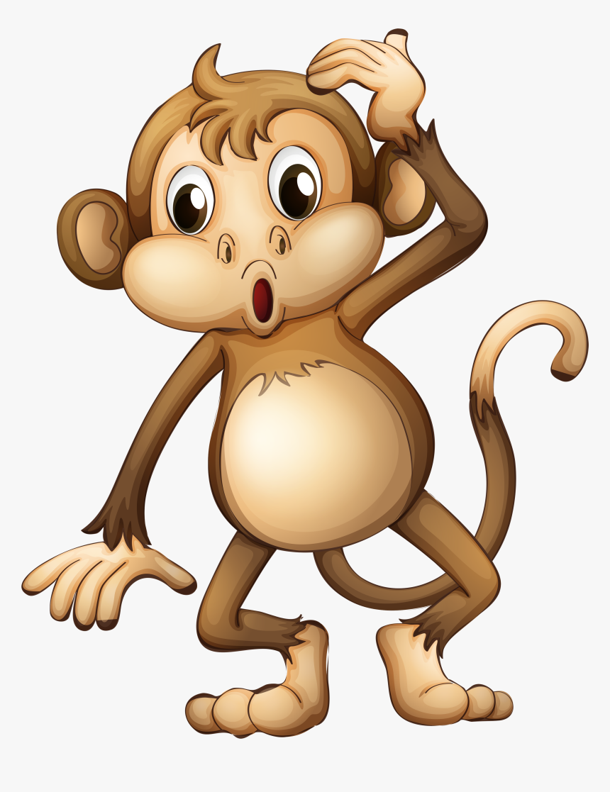 Monkey Cartoon Transparent Background, HD Png Download, Free Download