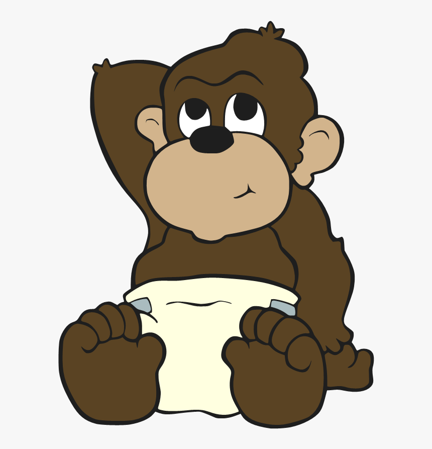 Cartoon Chimpanzee Pictures - Clipart Chimpanzees, HD Png Download - kindpn...