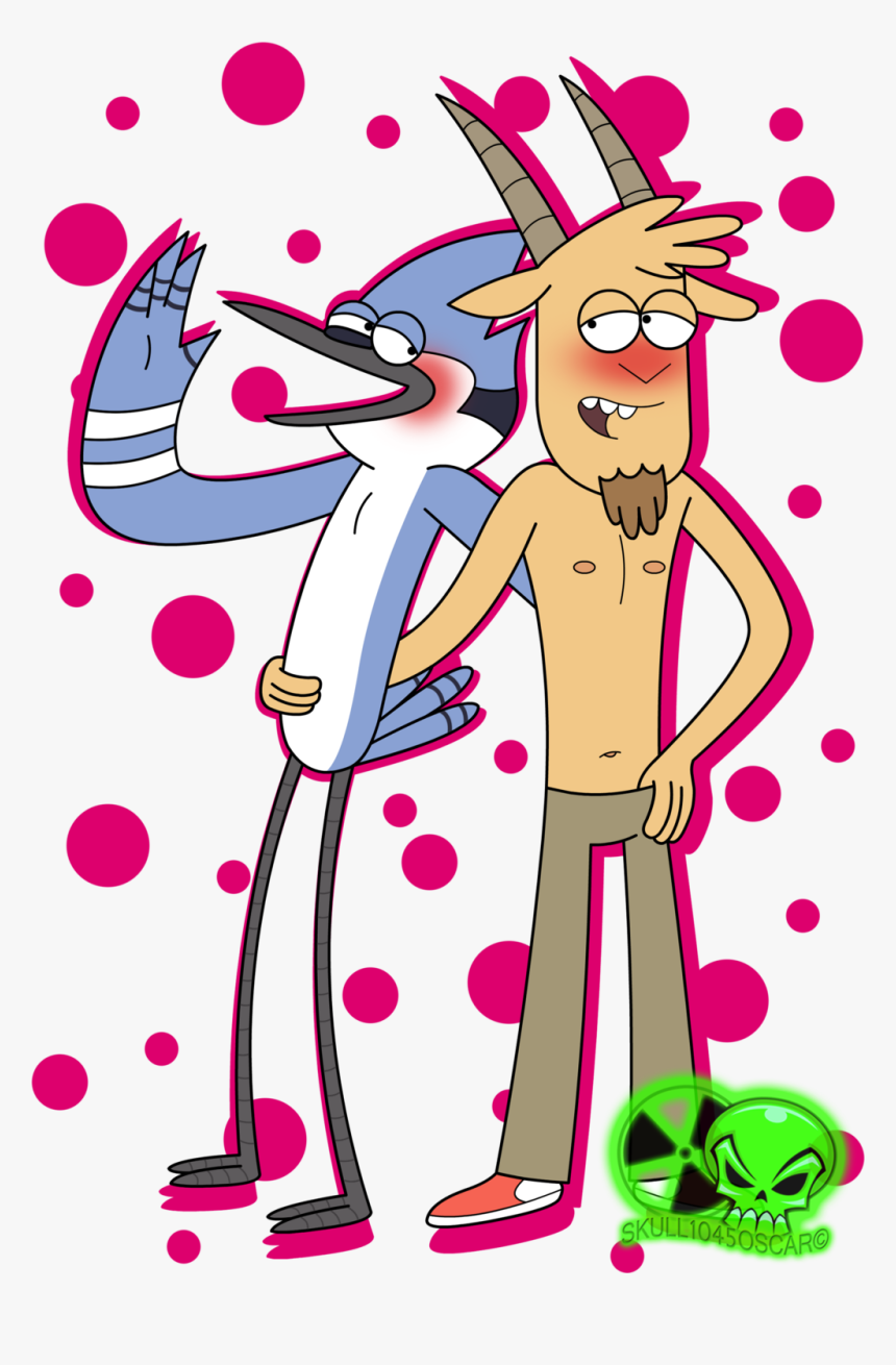 Show Drawing Skips - Regular Show Mordecai X Thomas, HD Png Download, Free Download