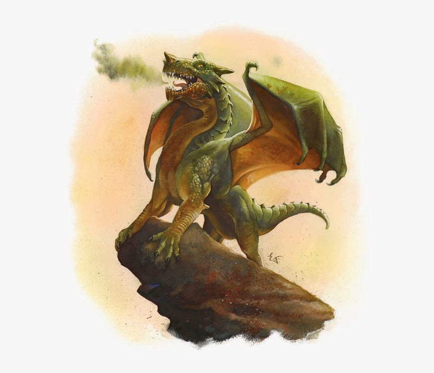 Dnd 5e Green Dragon , Png Download - Dnd Green Dragon Wyrmling, Transparent Png, Free Download