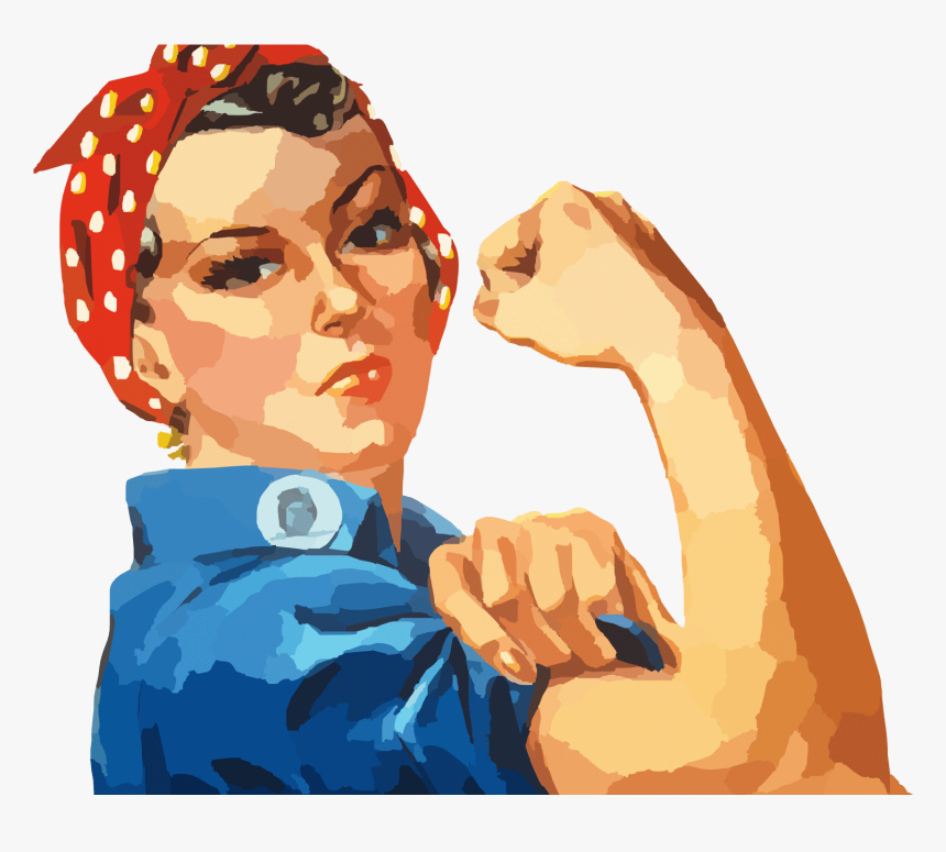 Confident Woman Confidence Clipart - Rosie The Riveter, HD Png Download, Free Download