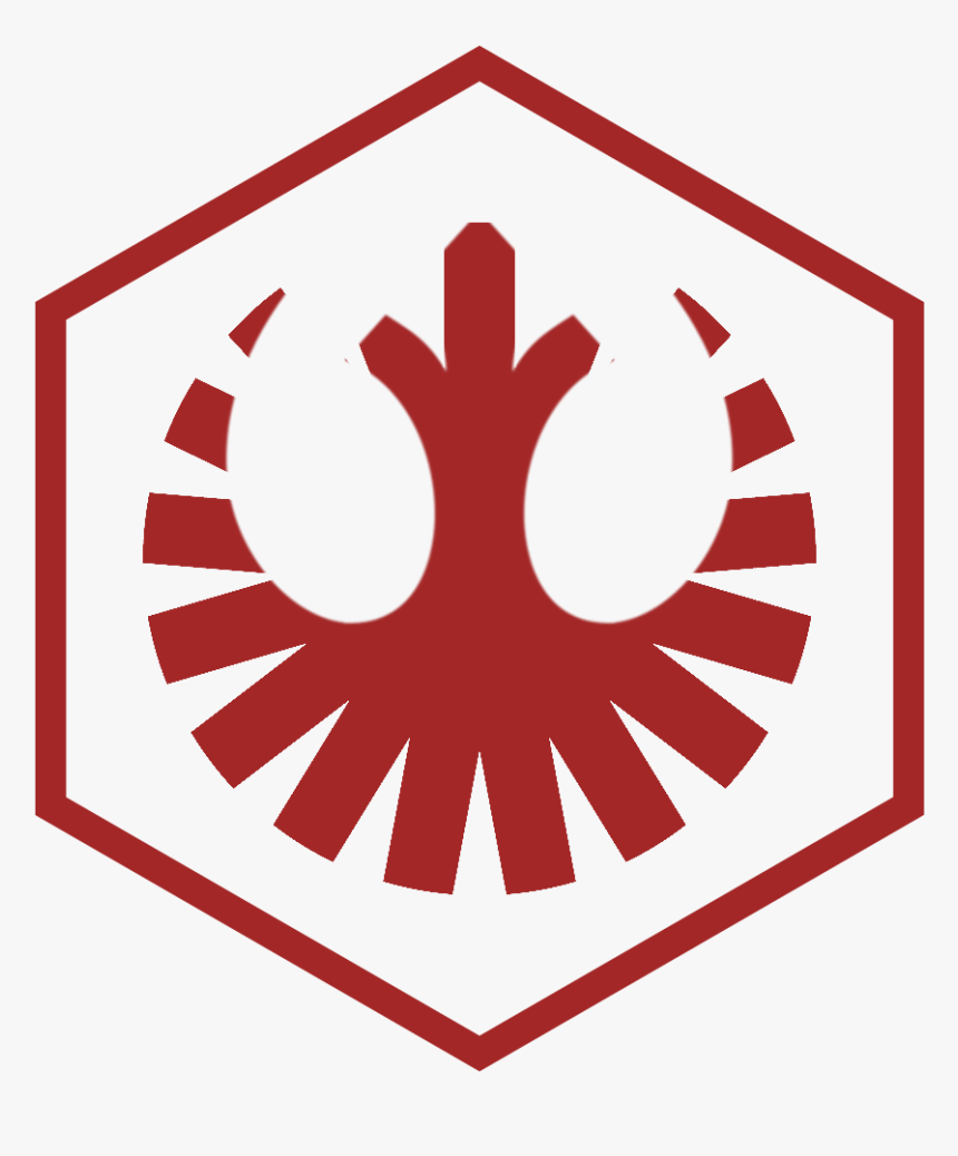 A Combination Of The First Order And Rebel Alliance - Hex Icon, HD Png Download, Free Download