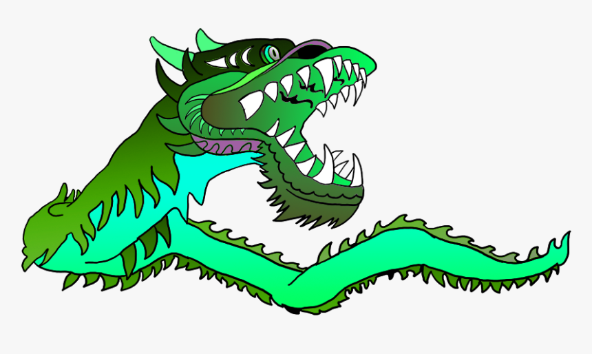 Green Chinese Dragon - Chinese Dragon Gif Transparent, HD Png Download, Free Download