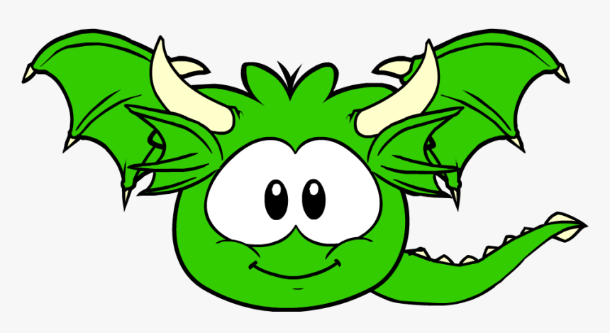 Green Dragon Puffle - Purple Redbubble Stickers, HD Png Download, Free Download