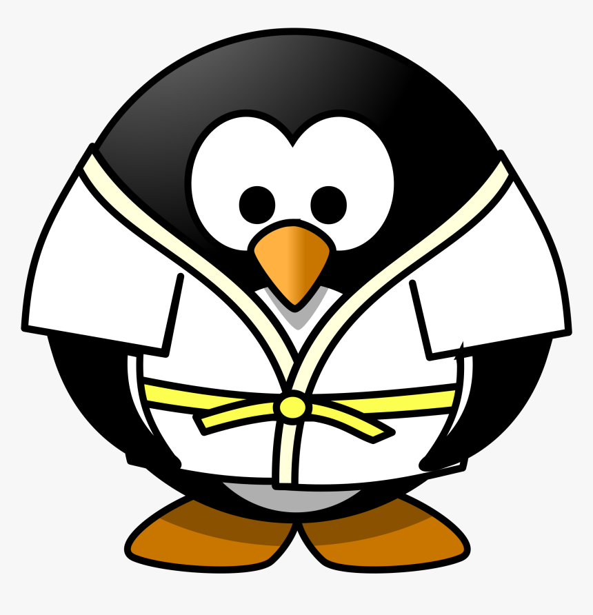 Penguin Clipart Sport - Judo Pinguin, HD Png Download, Free Download