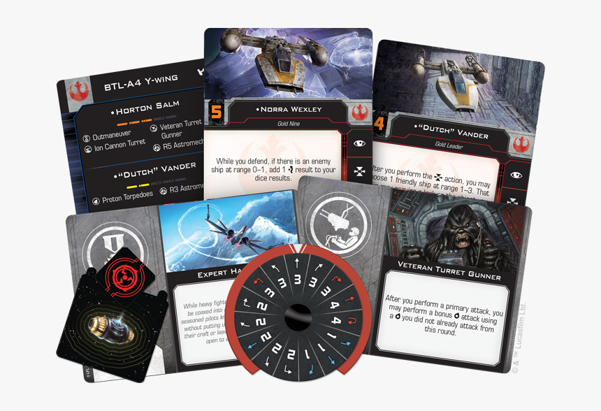 X Wing Second Edition Y Wing Dial, HD Png Download, Free Download