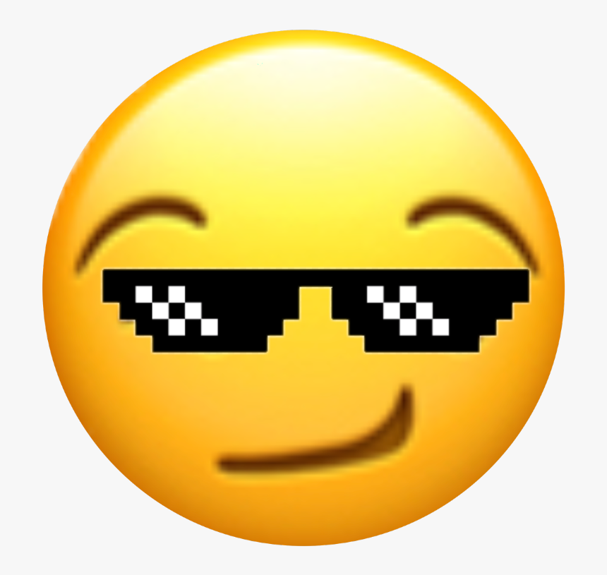 #epic#shades #glasses #emoji - Thug Life Emoji Png, Transparent Png, Free Download
