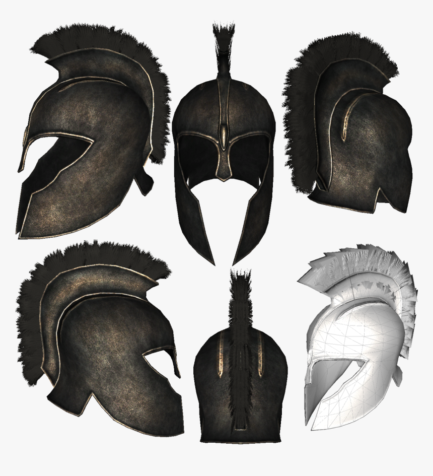 Skyrim Helmet Png - Achilles Helmet, Transparent Png, Free Download