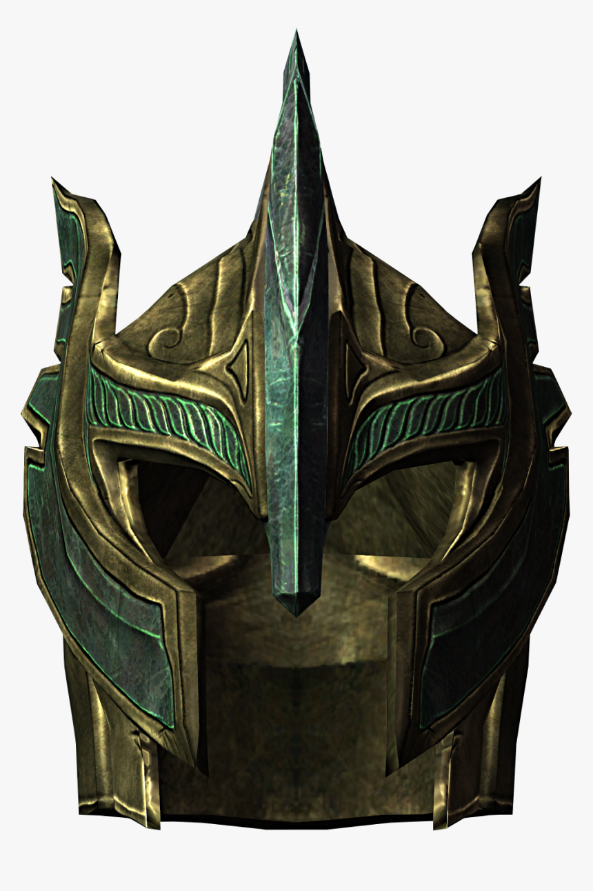 Transparent Skyrim Icon Png - Cool Elder Scrolls Helmet, Png Download, Free Download