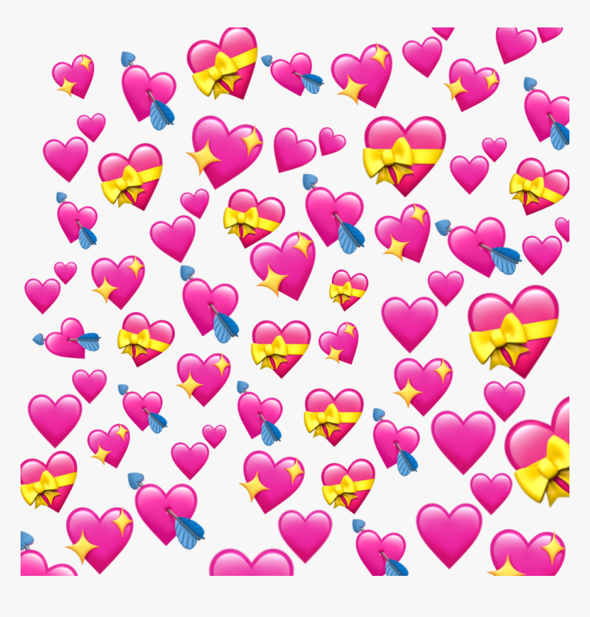 34+ Transparent Png Heart Emoji Meme Overlay